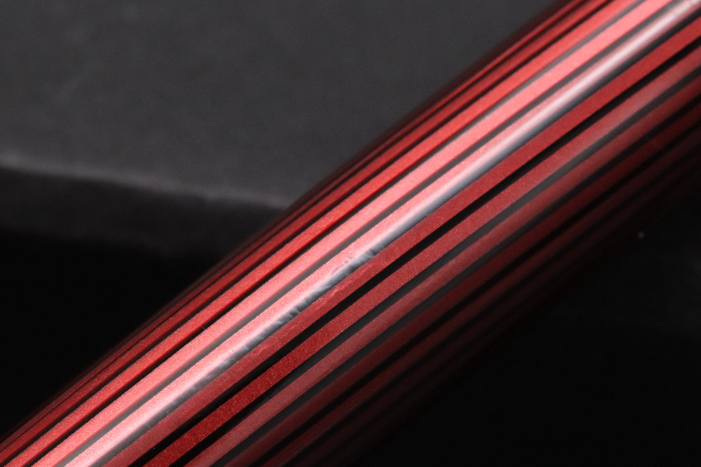 Pelikan Souveran M800 Red Black Fountain Pen - Transparent Barrel