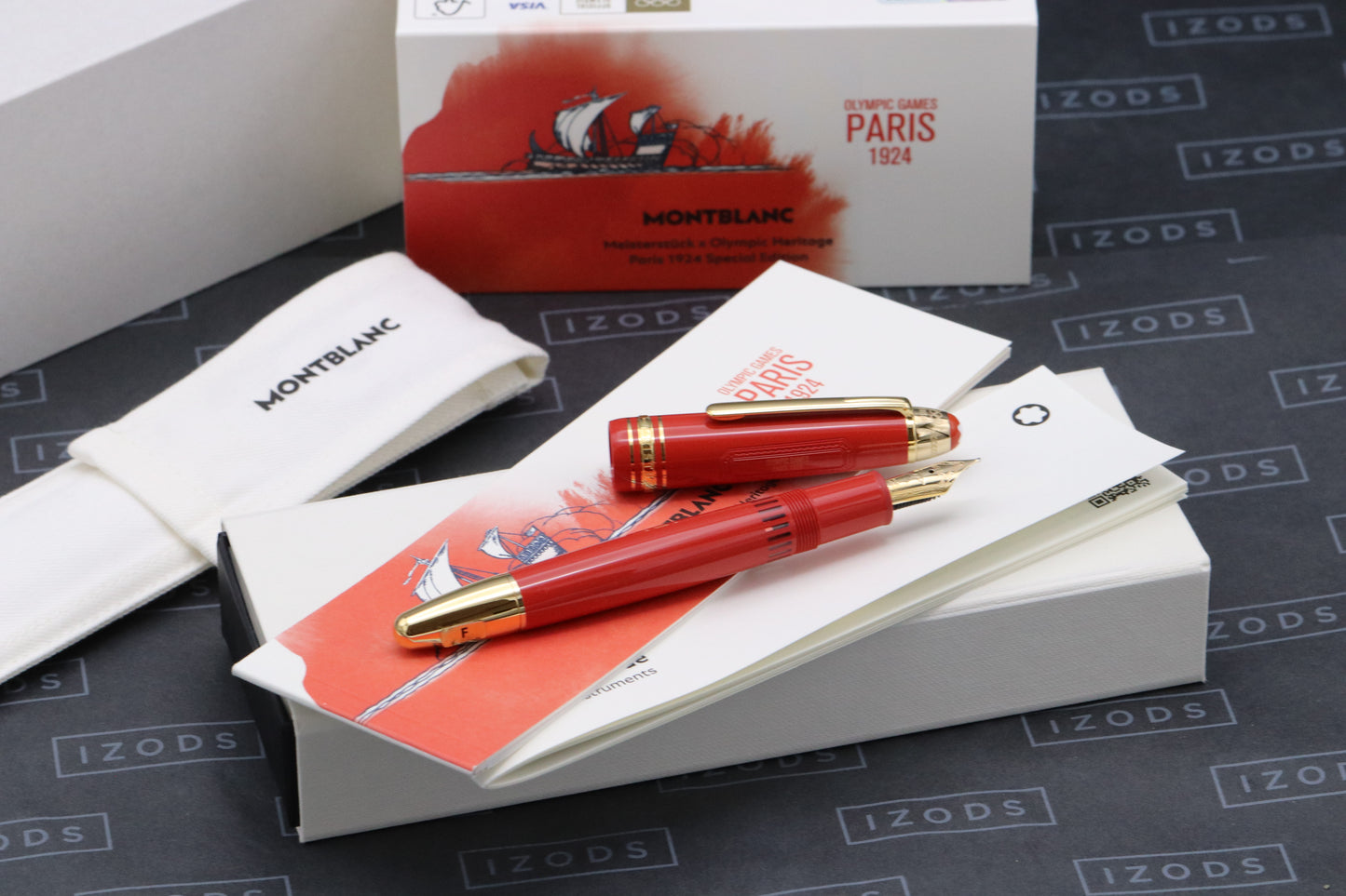 Montblanc Meisterstuck x Paris 1924 Olympics LeGrand Fountain Pen - UNUSED - F