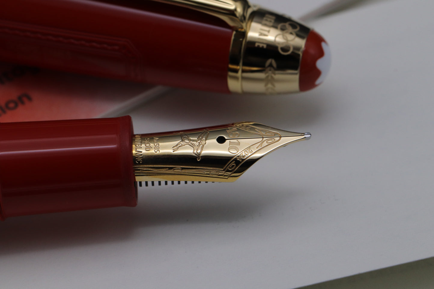 Montblanc Meisterstuck x Paris 1924 Olympics LeGrand Fountain Pen - UNUSED - F