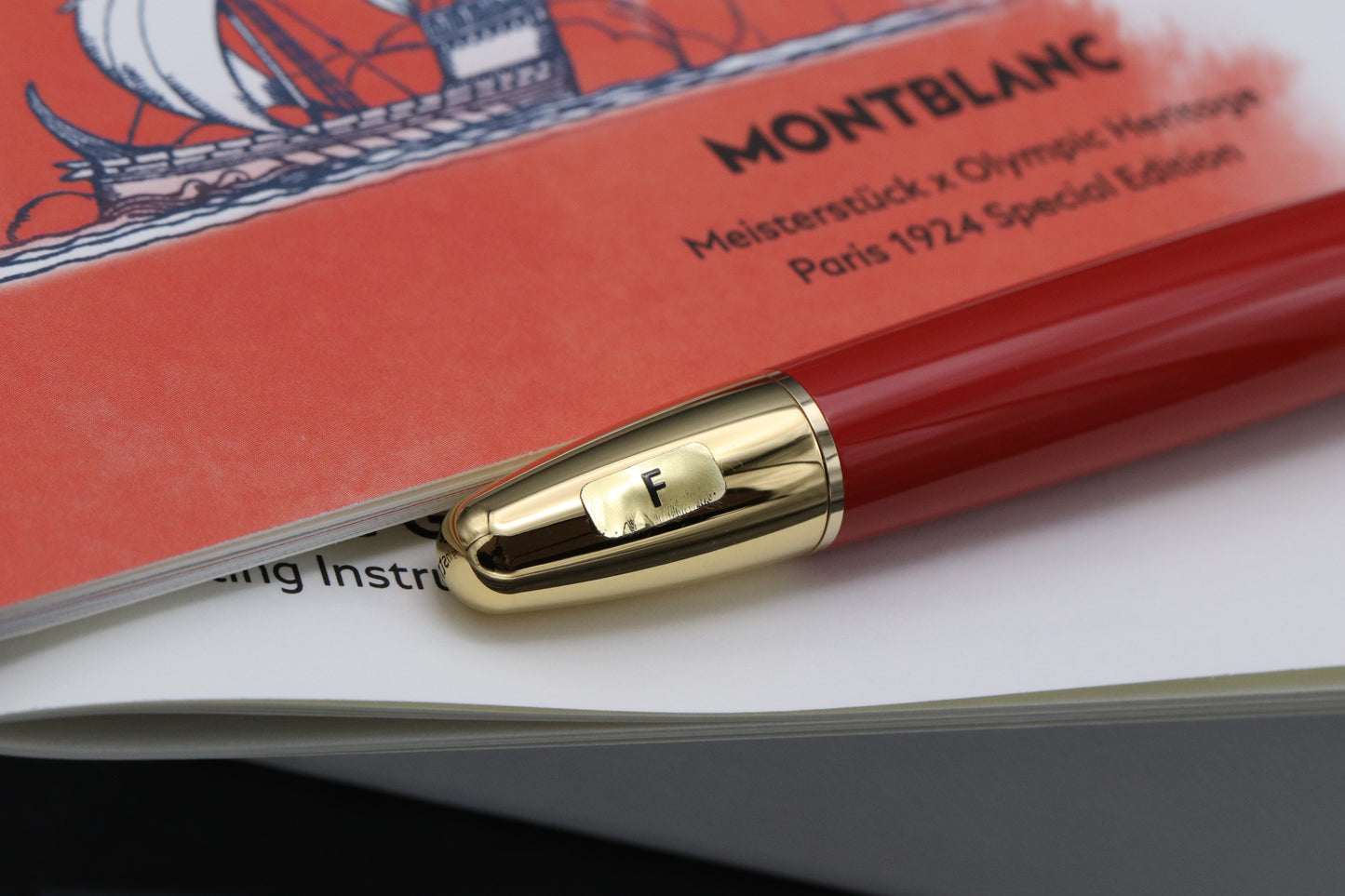 Montblanc Meisterstuck x Paris 1924 Olympics LeGrand Fountain Pen - UNUSED - F