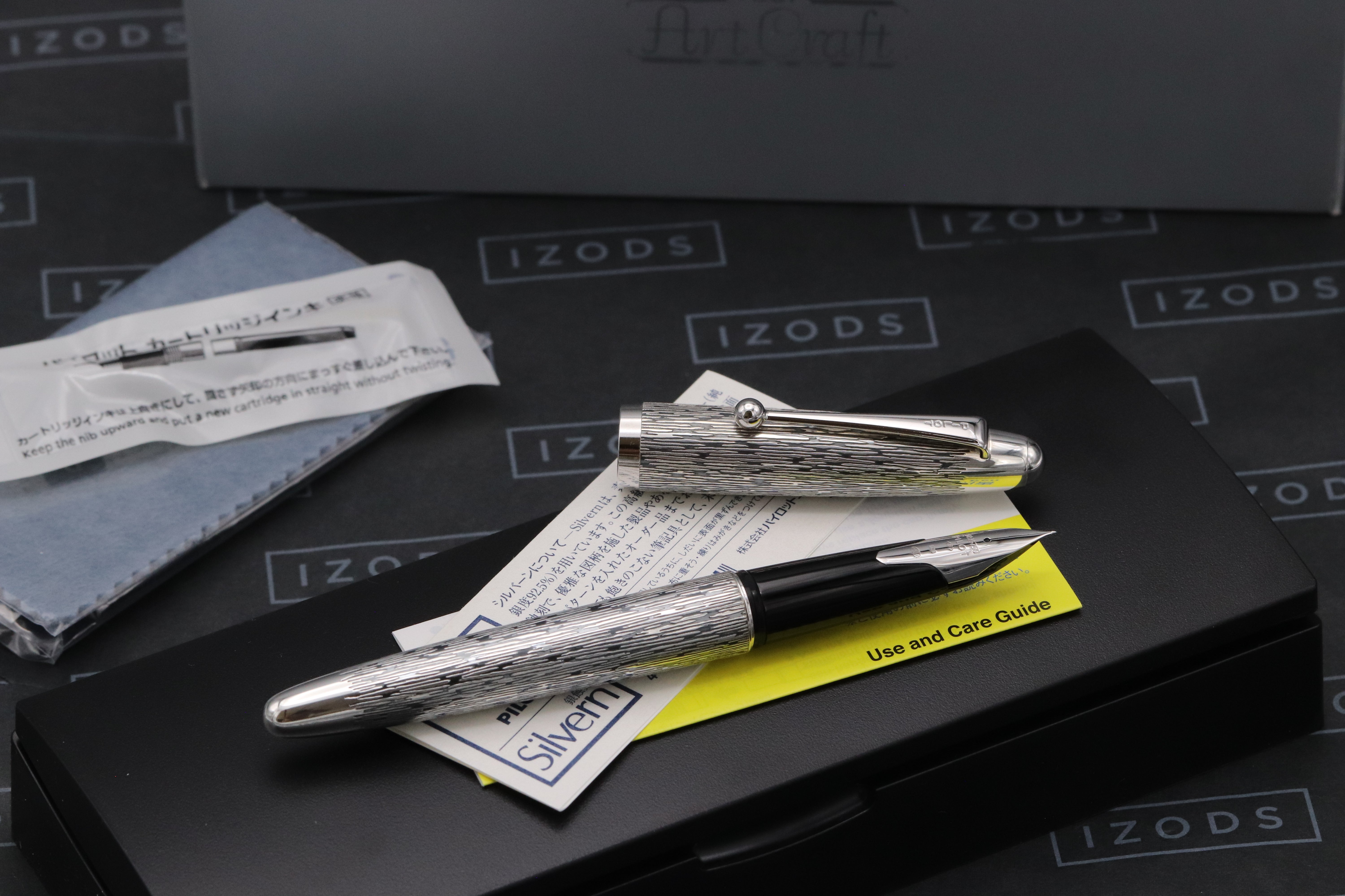 Pilot Silvern Tsumugi Sterling Silver Fountain Pen – IZODS