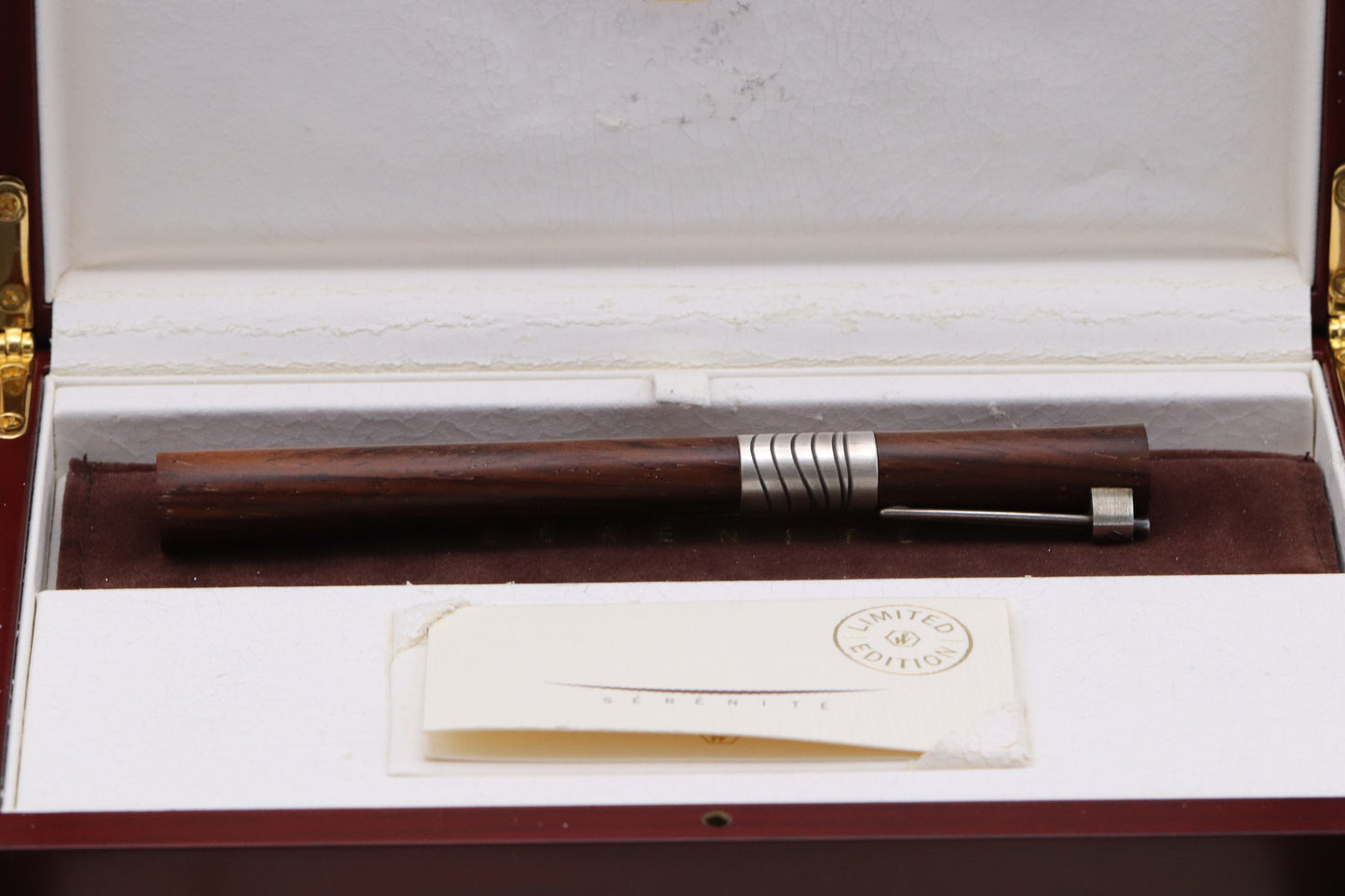 Waterman Serenite Cocobolo Wood Bois Limited Edition Rollerball Pen - UNUSED
