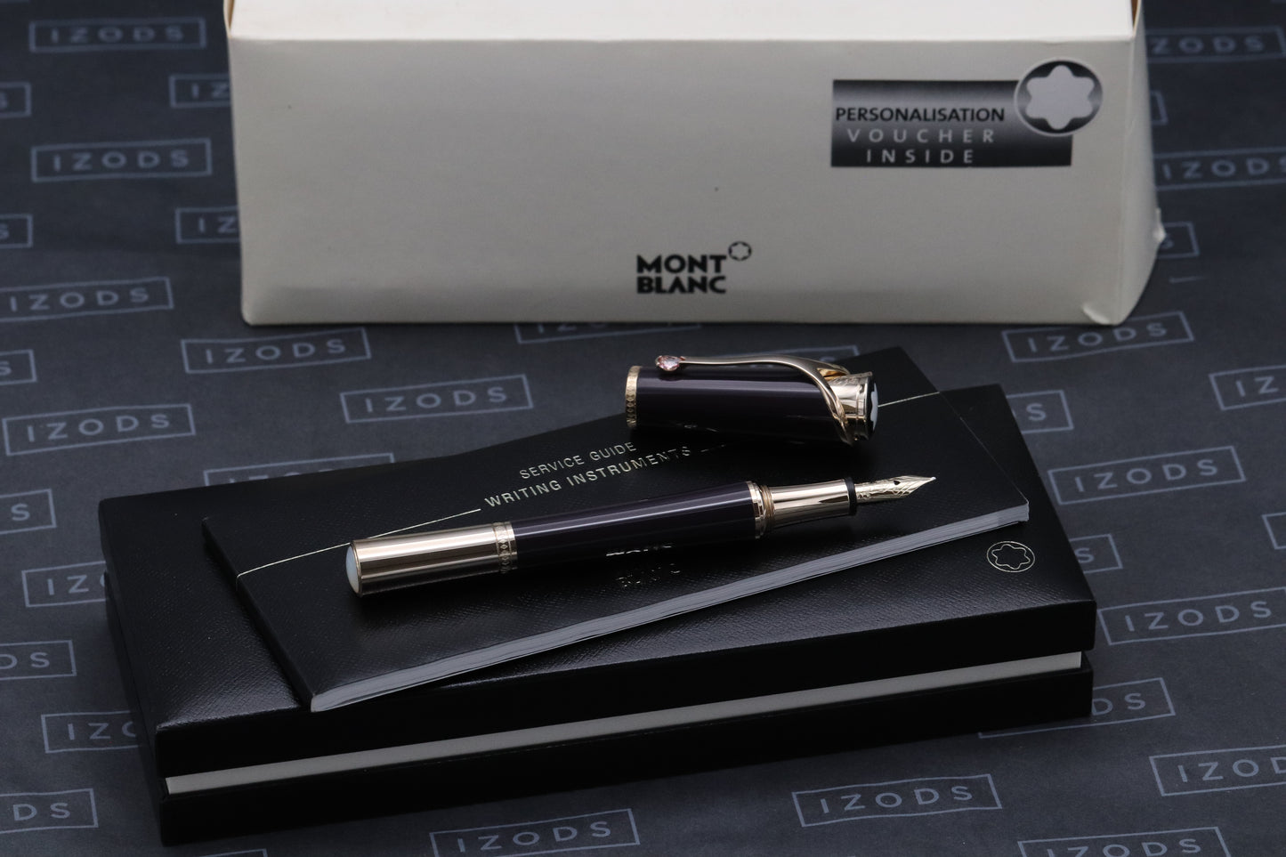 Montblanc Princesse Grace de Monaco Purple Fountain Pen - NEVER INKED