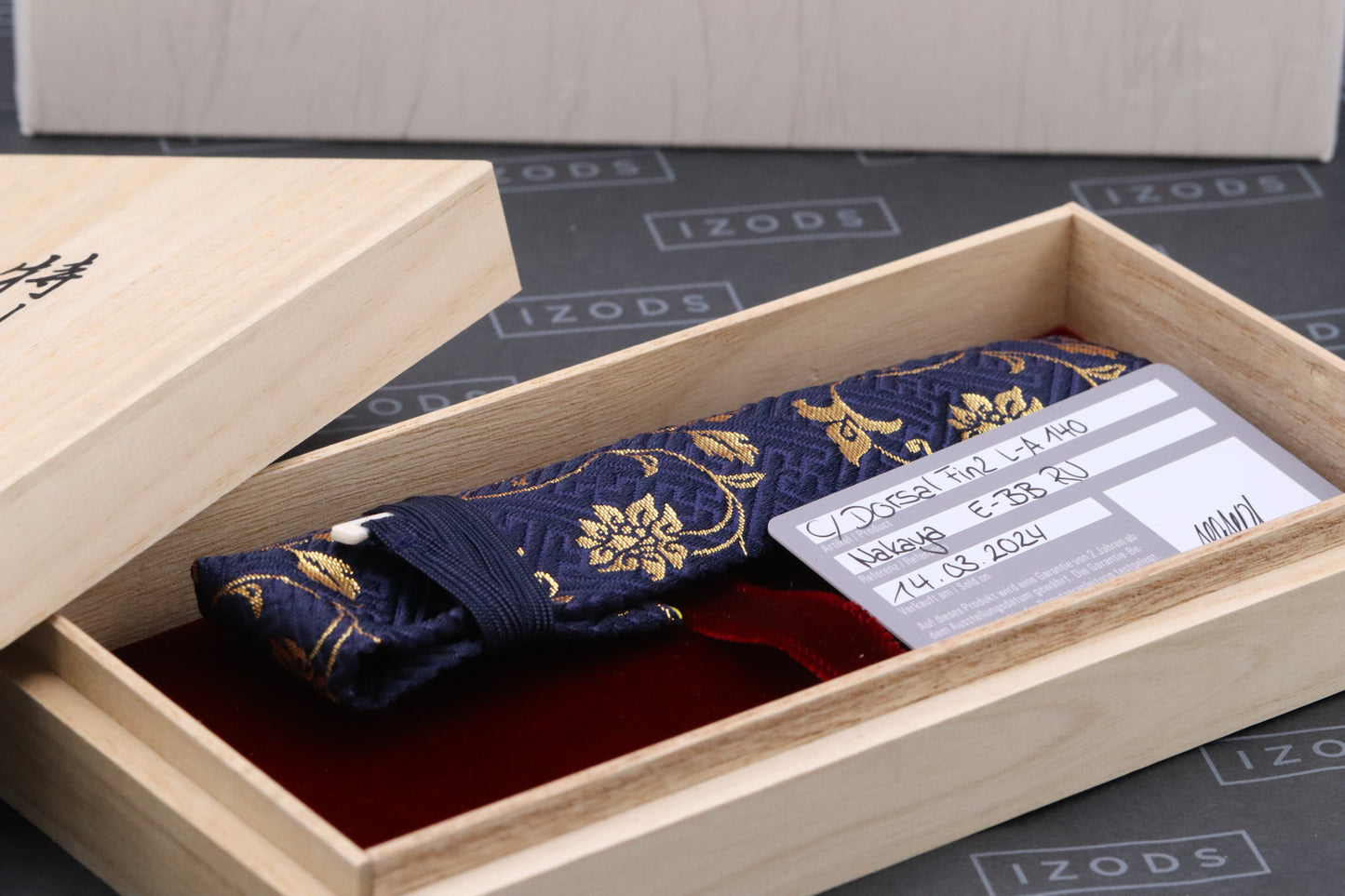 Nakaya Dorsal Fin 2 Gray Roiro LE14 Landolt-Arbenz Fountain Pen - Elastic BB Nib