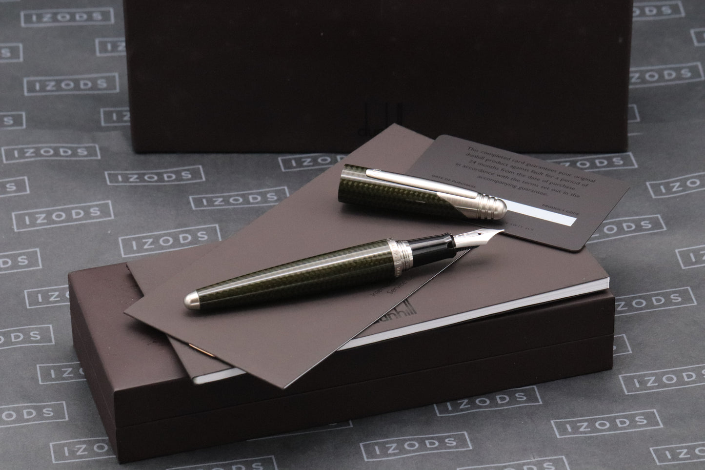 Dunhill AD2000 Carbon Fibre Fountain Pen - NEVER INKED