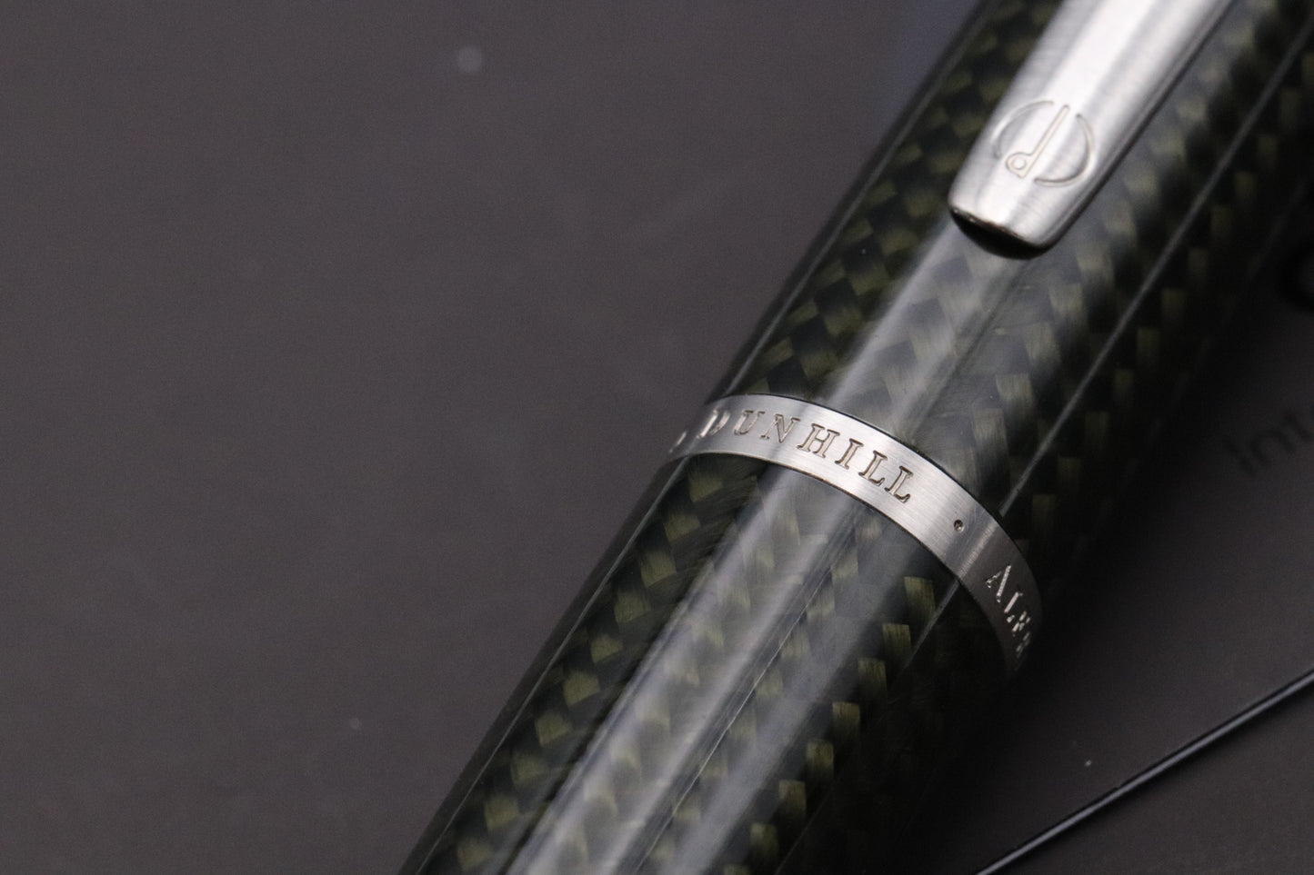 Dunhill AD2000 Carbon Fibre Fountain Pen - NEVER INKED
