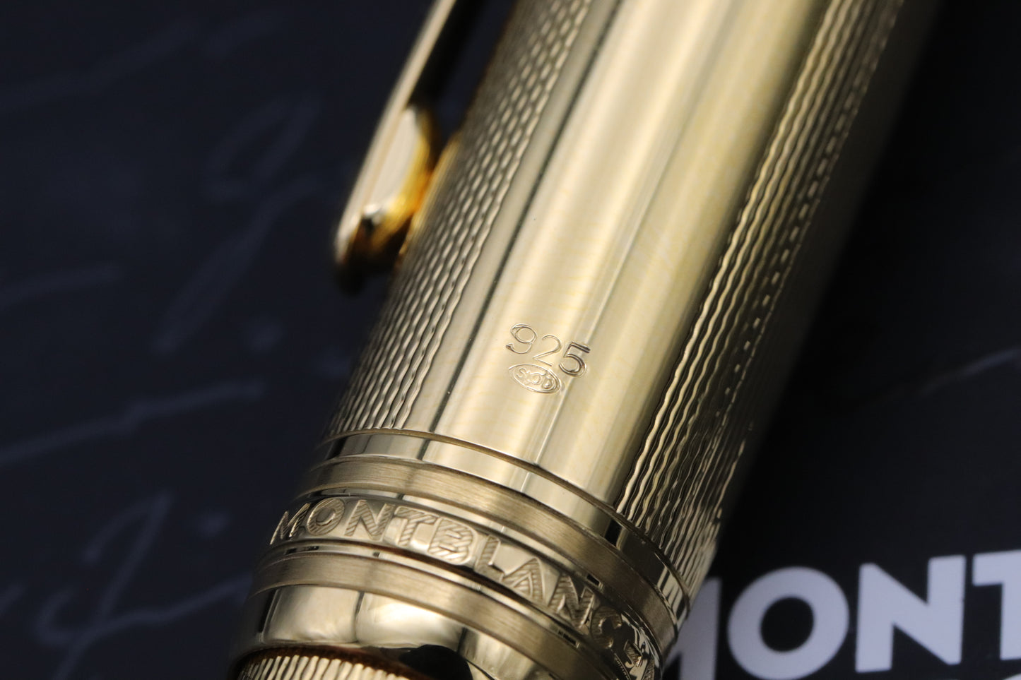 Montblanc Meisterstück 146 LeGrand Vermeil Barley Fountain Pen - UNUSED - F Nib
