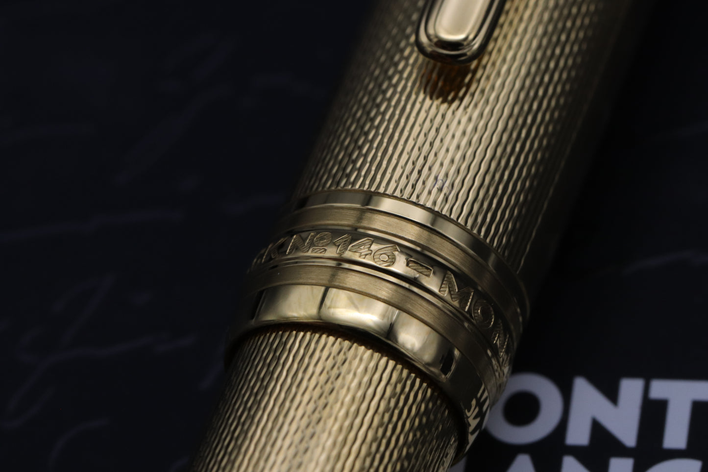 Montblanc Meisterstück 146 LeGrand Vermeil Barley Fountain Pen - UNUSED - F Nib