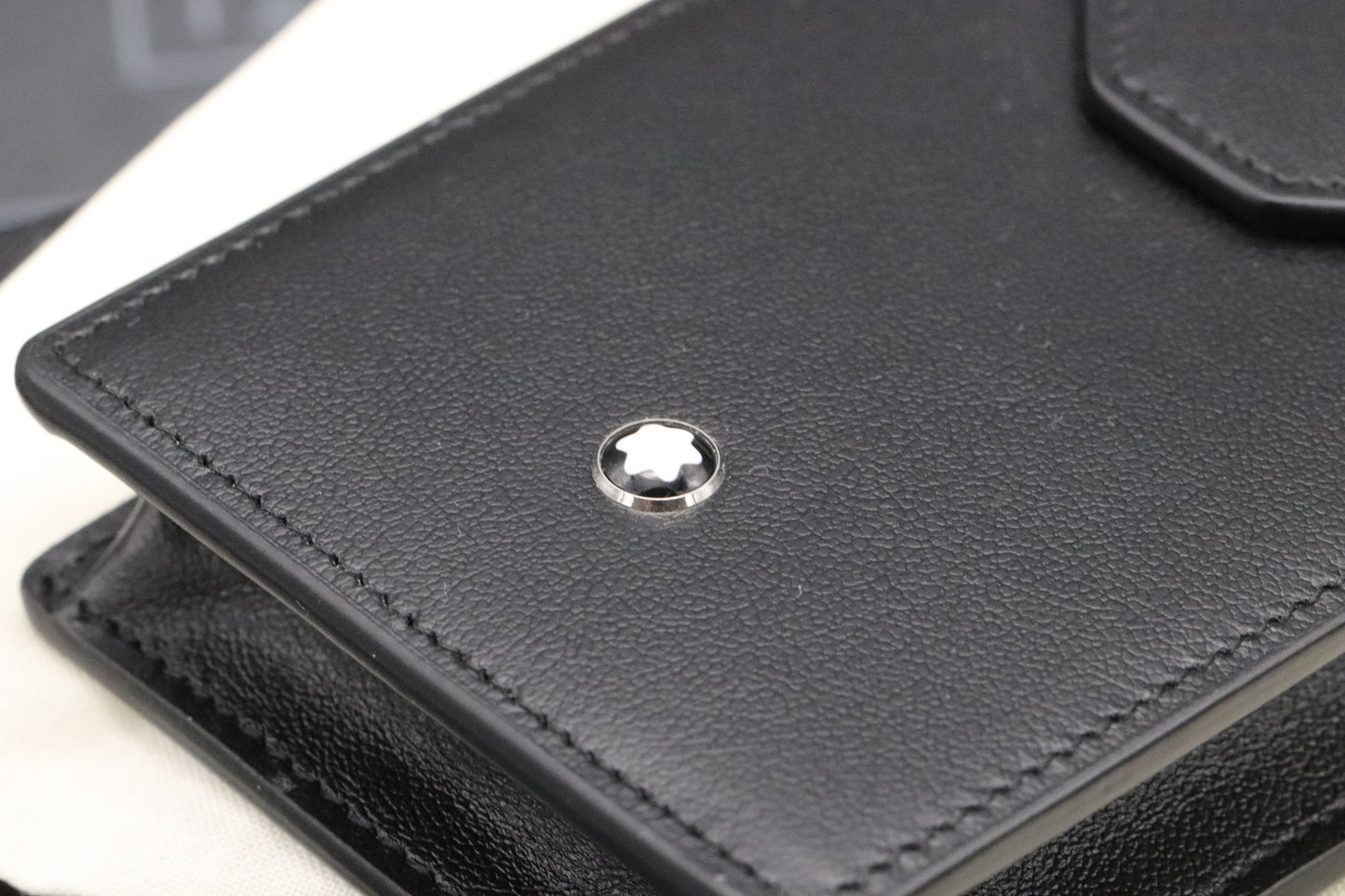 Montblanc Meisterstuck Three Pen Black Leather Pouch