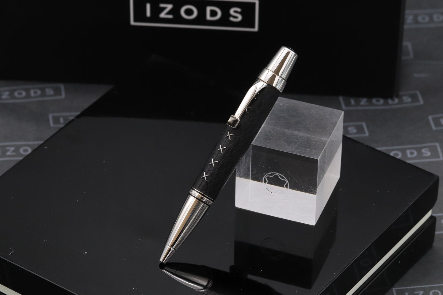 Montblanc Boheme Jewels Black Sharkskin Leather Ballpoint Pen