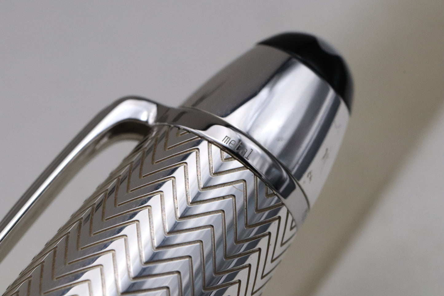 Montblanc Meisterstuck 146 LeGrand Silver Barley Diamond Fountain Pen - UNUSED