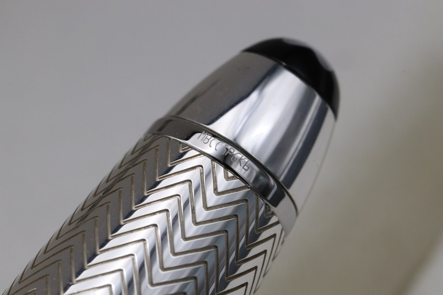 Montblanc Meisterstuck 146 LeGrand Silver Barley Diamond Fountain Pen - UNUSED