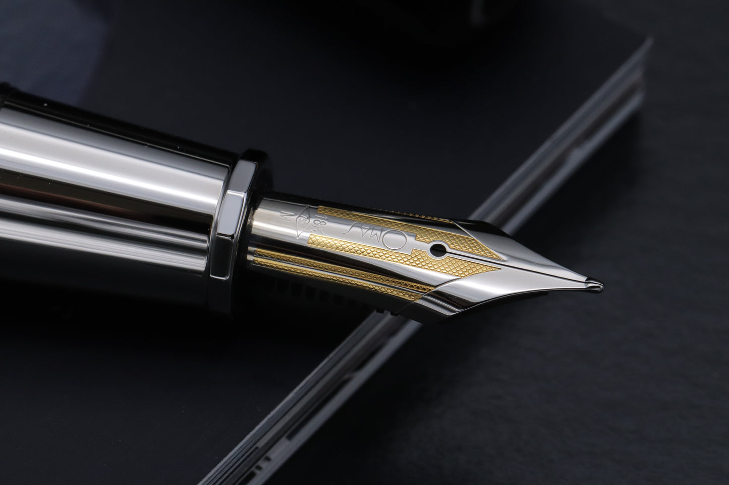 Omas New Style Paragon Black HT Fountain Pen - UNUSED