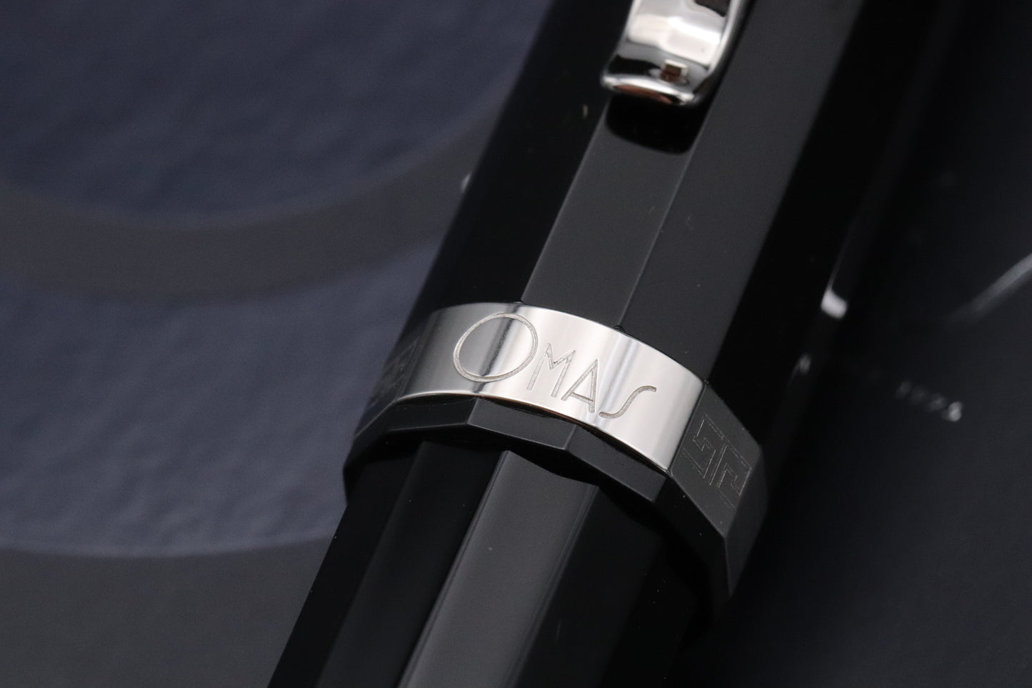 Omas New Style Paragon Black HT Fountain Pen - UNUSED