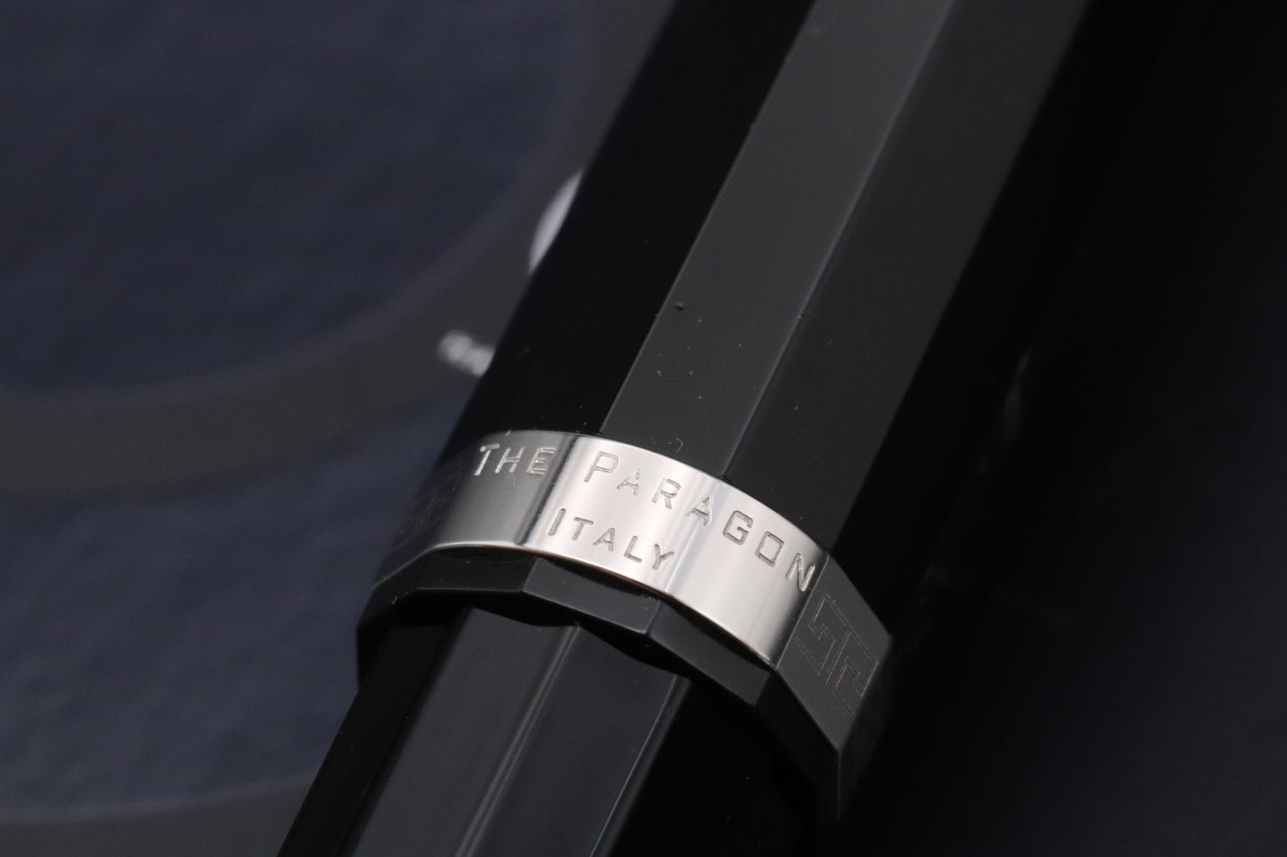 Omas New Style Paragon Black HT Fountain Pen - UNUSED