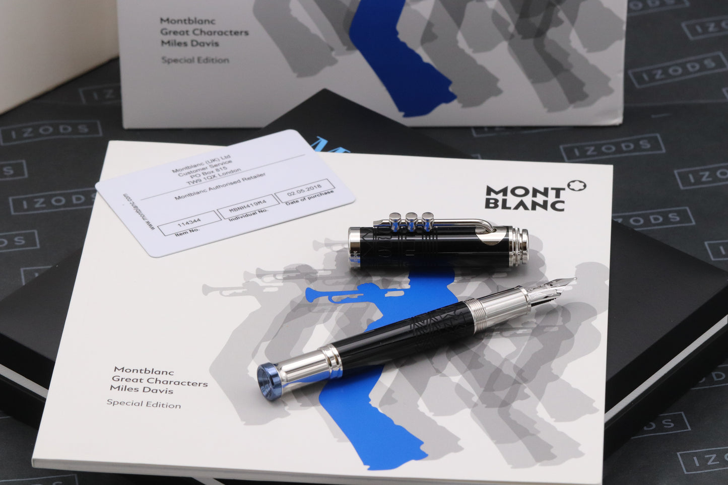 Montblanc Great Characters Miles Davis Special Edition Fountain Pen - UNUSED
