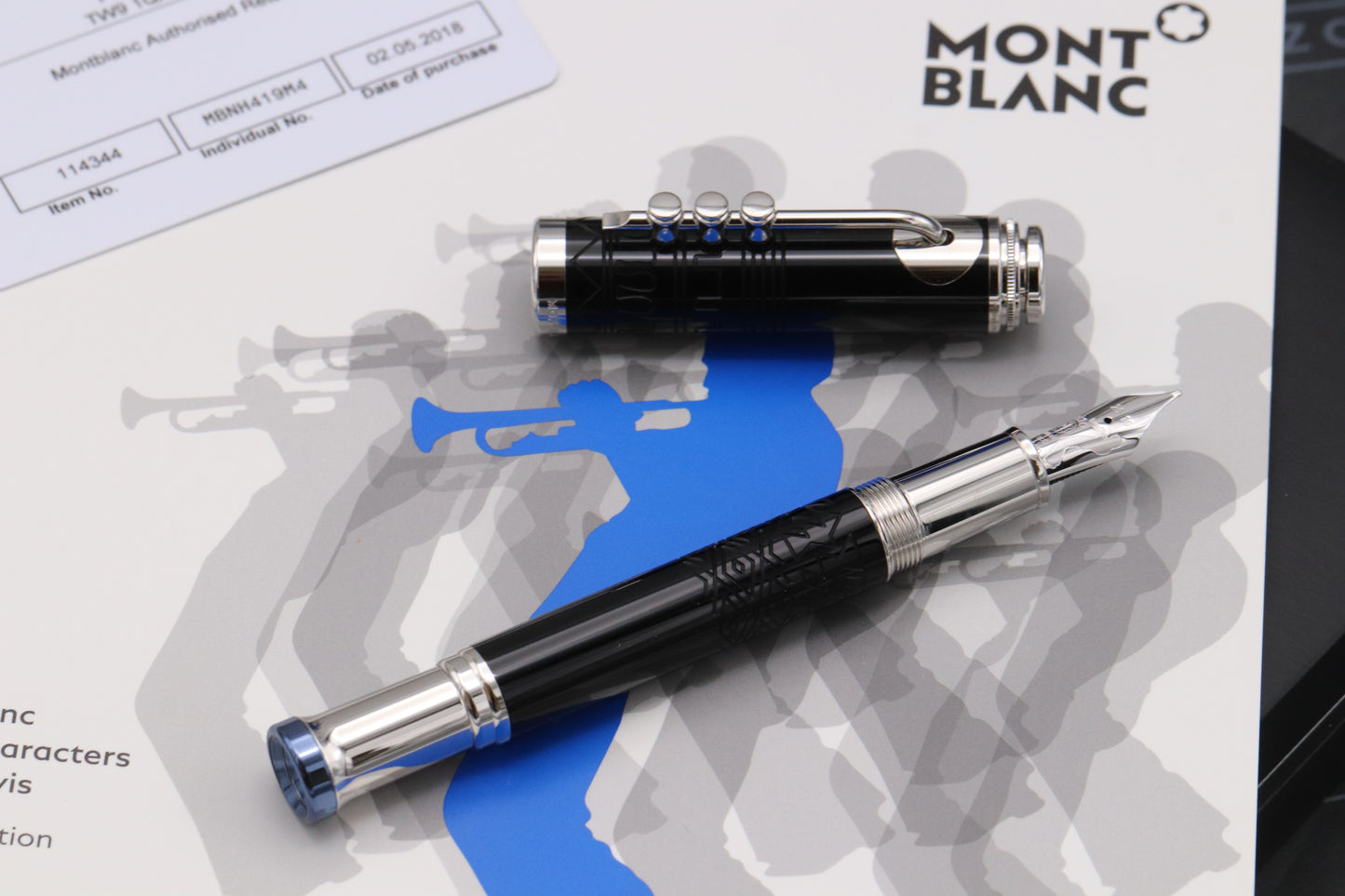 Montblanc Great Characters Miles Davis Special Edition Fountain Pen - UNUSED