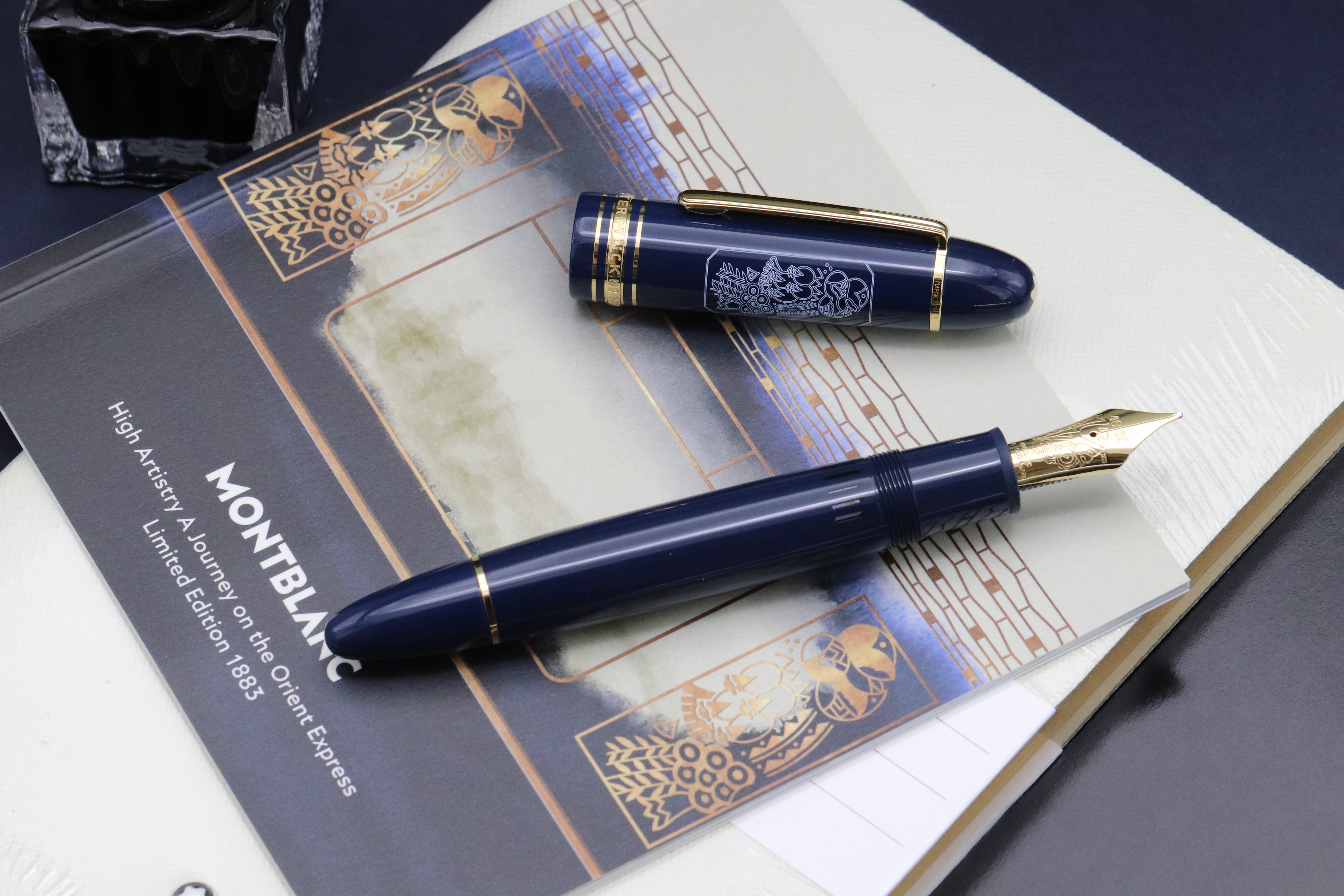 モンブラン ノート 149 パイソン カイエン 119915 Montblanc Meisterstuck 149 Orient Express LE1883 Fountain Pen