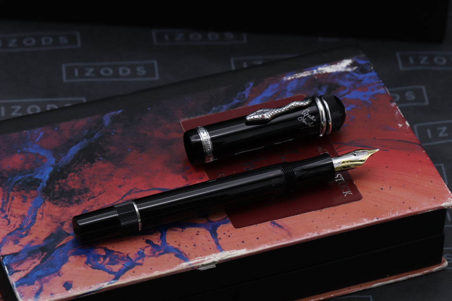 Montblanc Writers Edition Agatha Christie Sterling Silver Fountain Pen