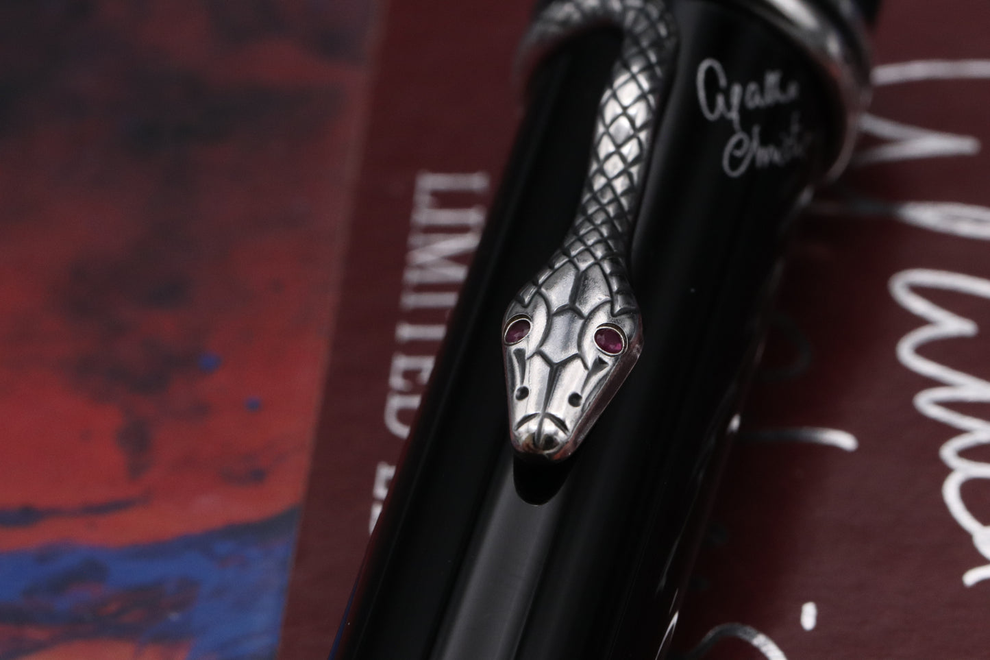 Montblanc Writers Edition Agatha Christie Sterling Silver Fountain Pen