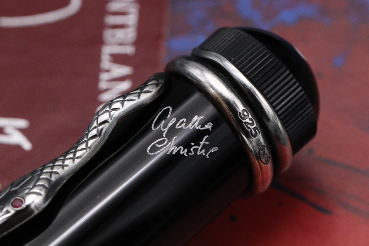 Montblanc Writers Edition Agatha Christie Sterling Silver Fountain Pen