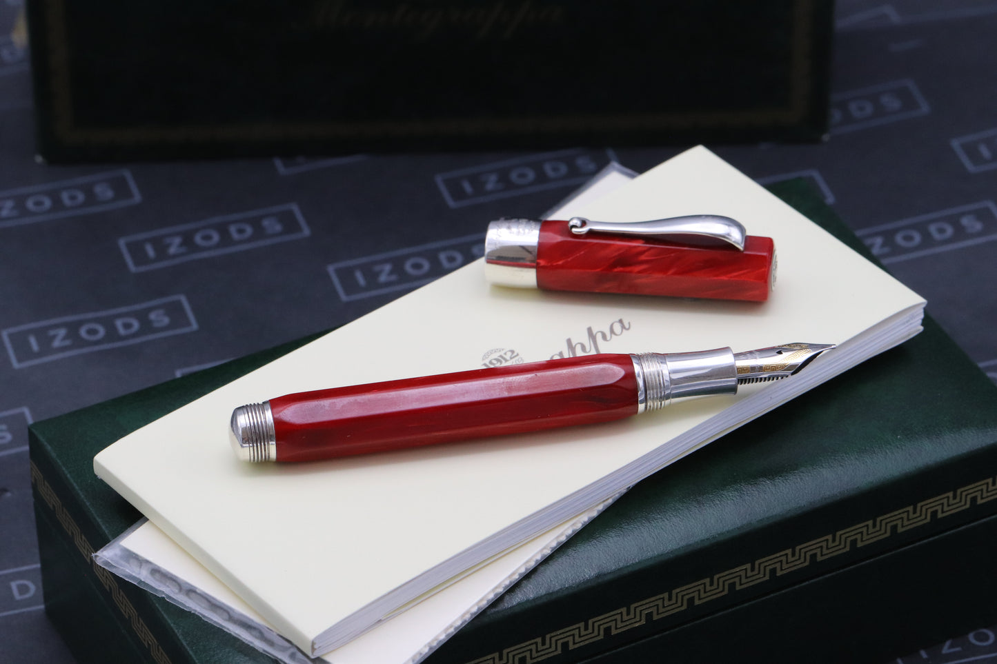 Montegrappa Symphony Red Celluloid Fountain Pen