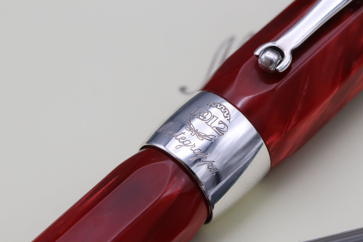 Montegrappa Symphony Red Celluloid Fountain Pen