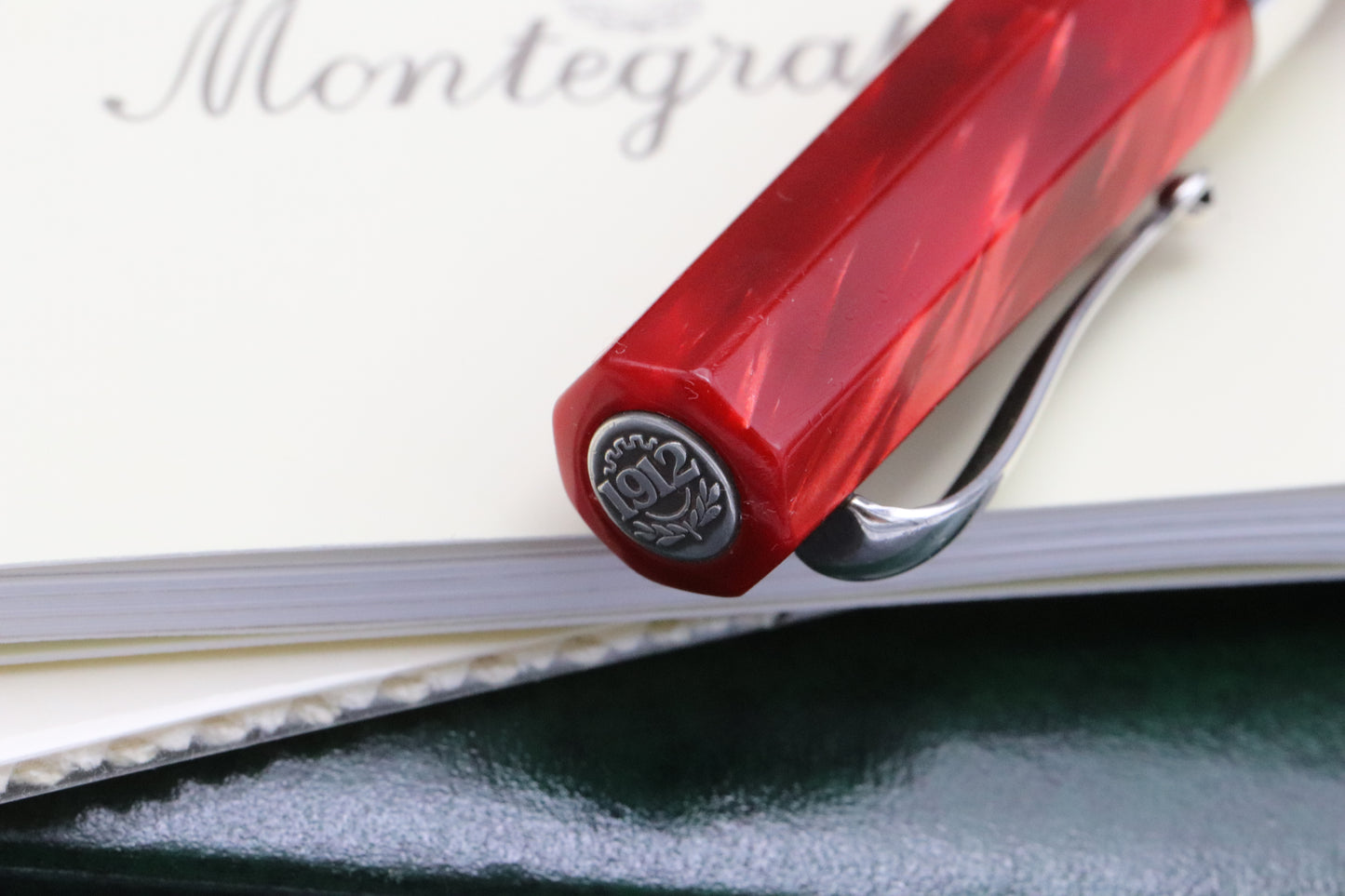 Montegrappa Symphony Red Celluloid Fountain Pen