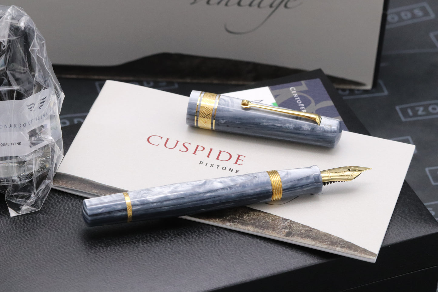 Leonardo Cuspide Mineral Grey LE70 Fountain Pen