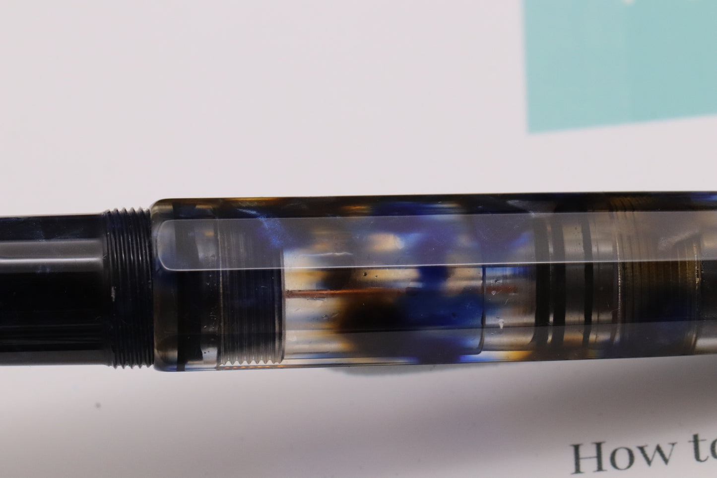 Santini Vacuum Ink Indaco LE98 Fountain Pen - #8 Fine Nib - UNUSED