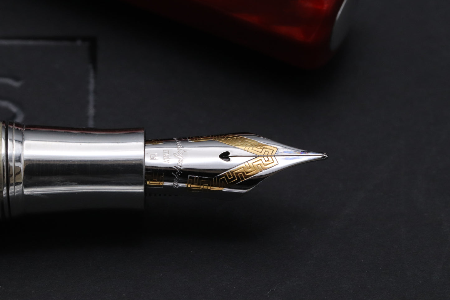 Montegrappa Symphony Red Celluloid Fountain Pen