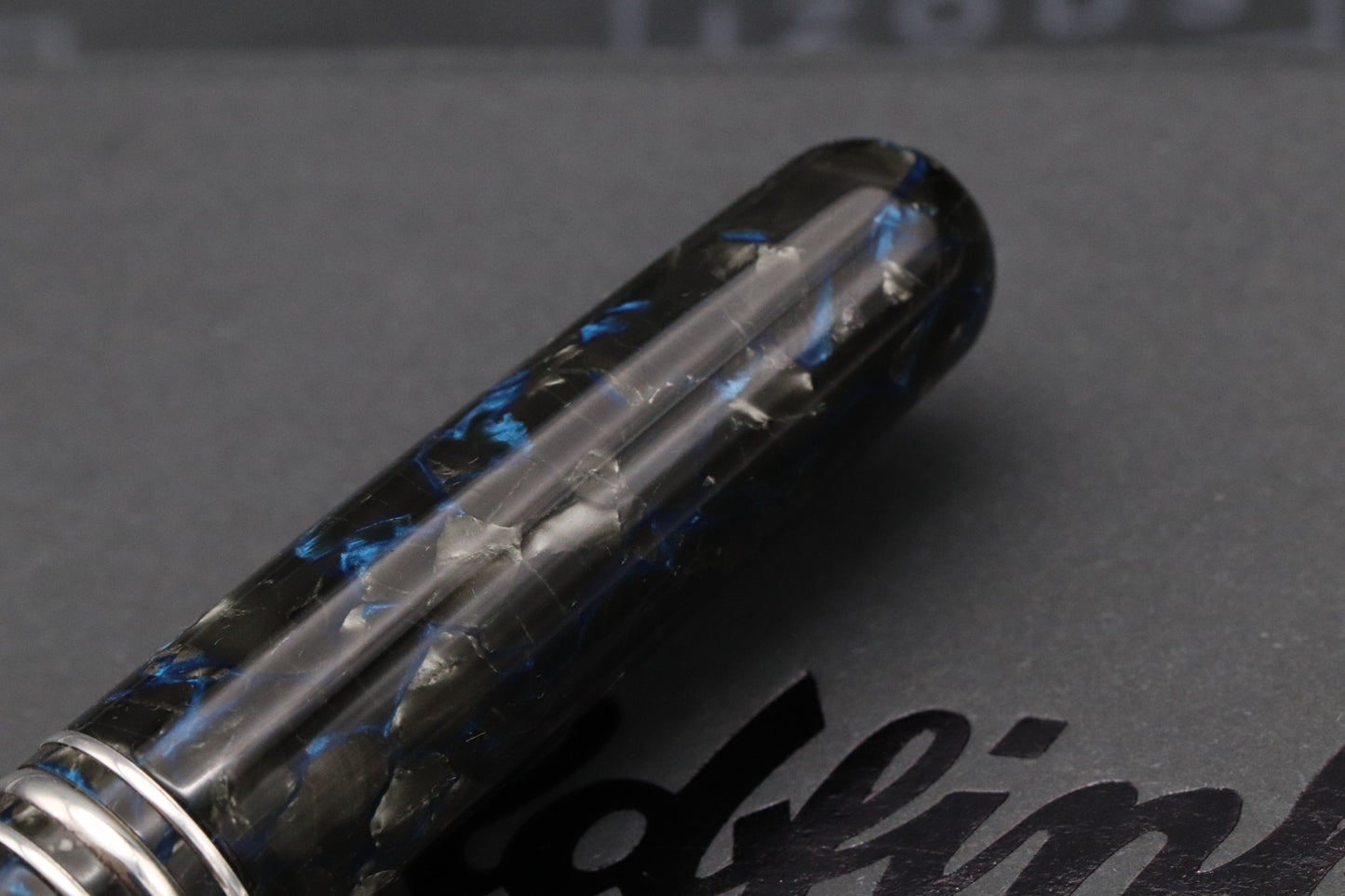 Mercury Tibaldi Impero Celluloid 'Goldfink' Fountain Pen - Vintage MB BB Nib