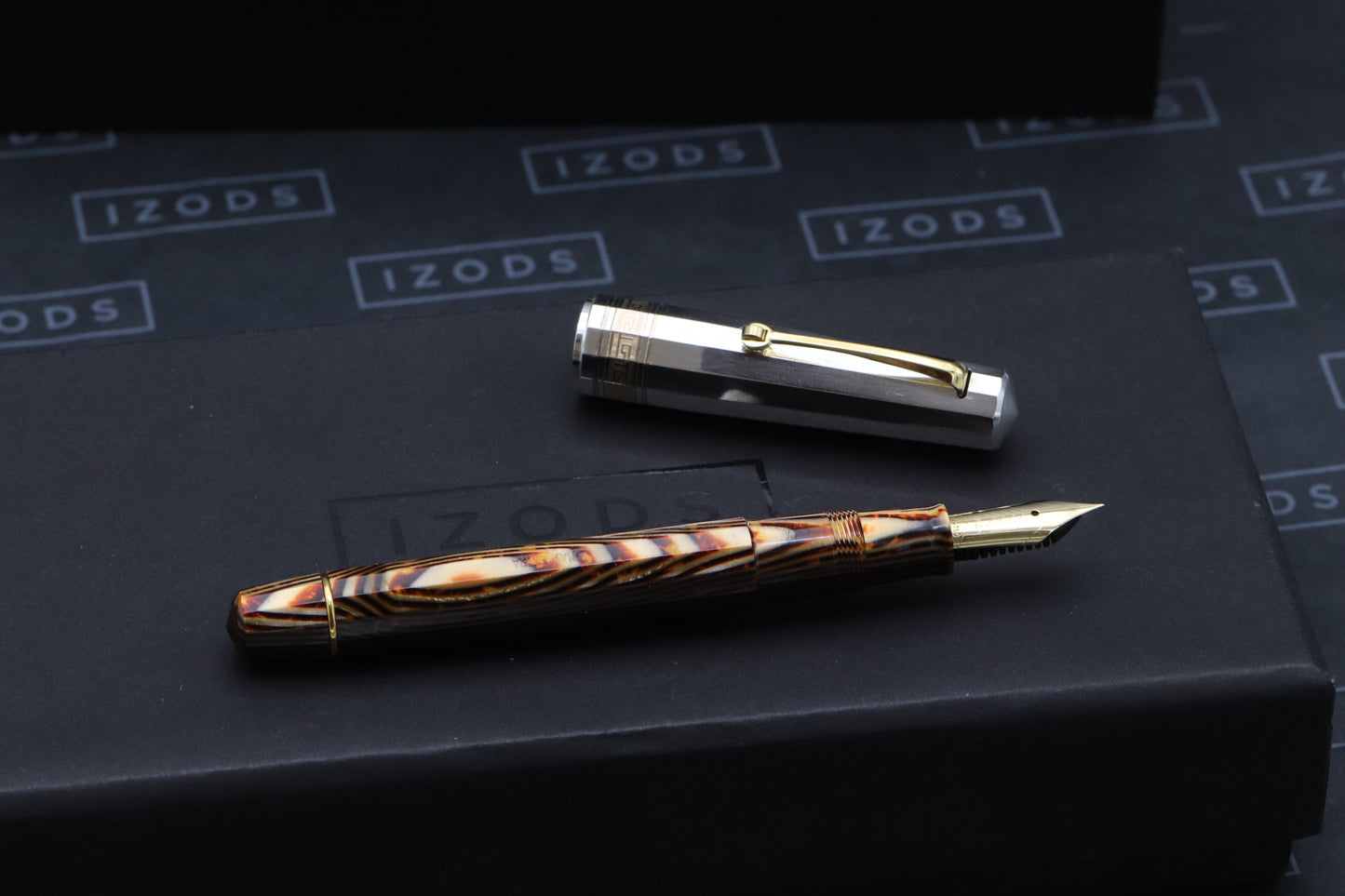 Omas Paragon Arco Bronze Preziose Fountain Pen - 18k EF Nib