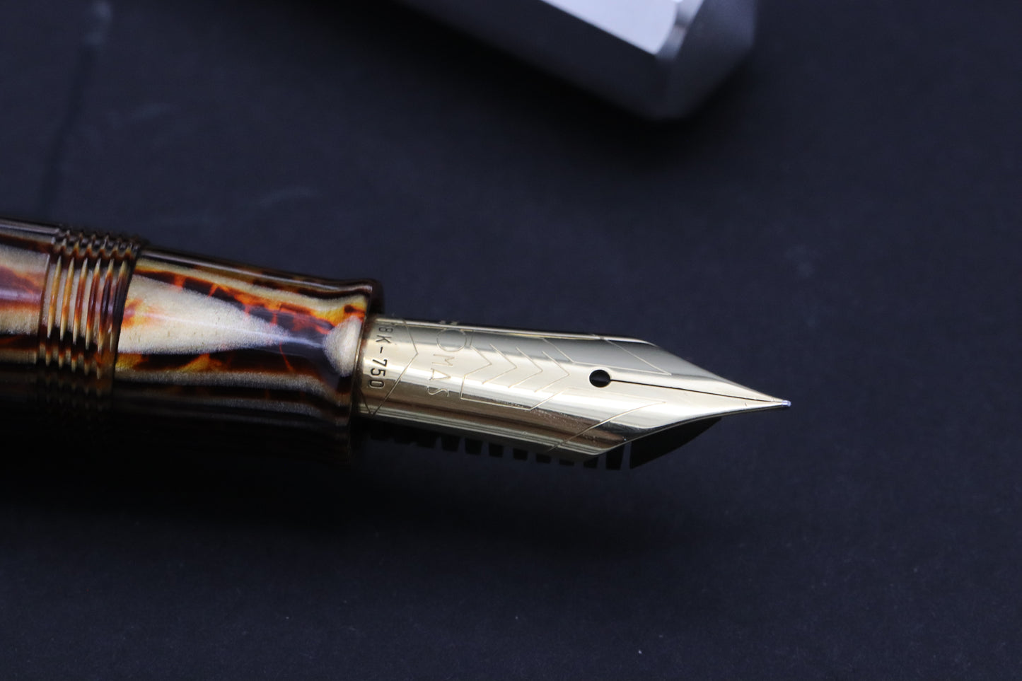 Omas Paragon Arco Bronze Preziose Fountain Pen - 18k EF Nib