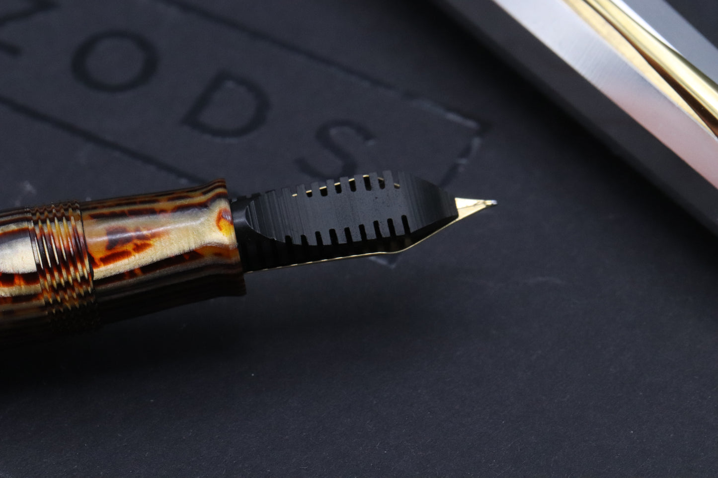Omas Paragon Arco Bronze Preziose Fountain Pen - 18k EF Nib