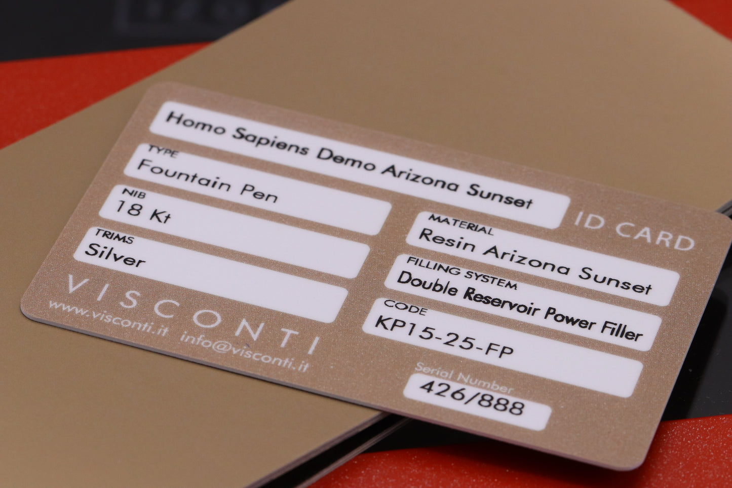Visconti Homo Sapiens Arizona Sunset Limited Edition Fountain Pen