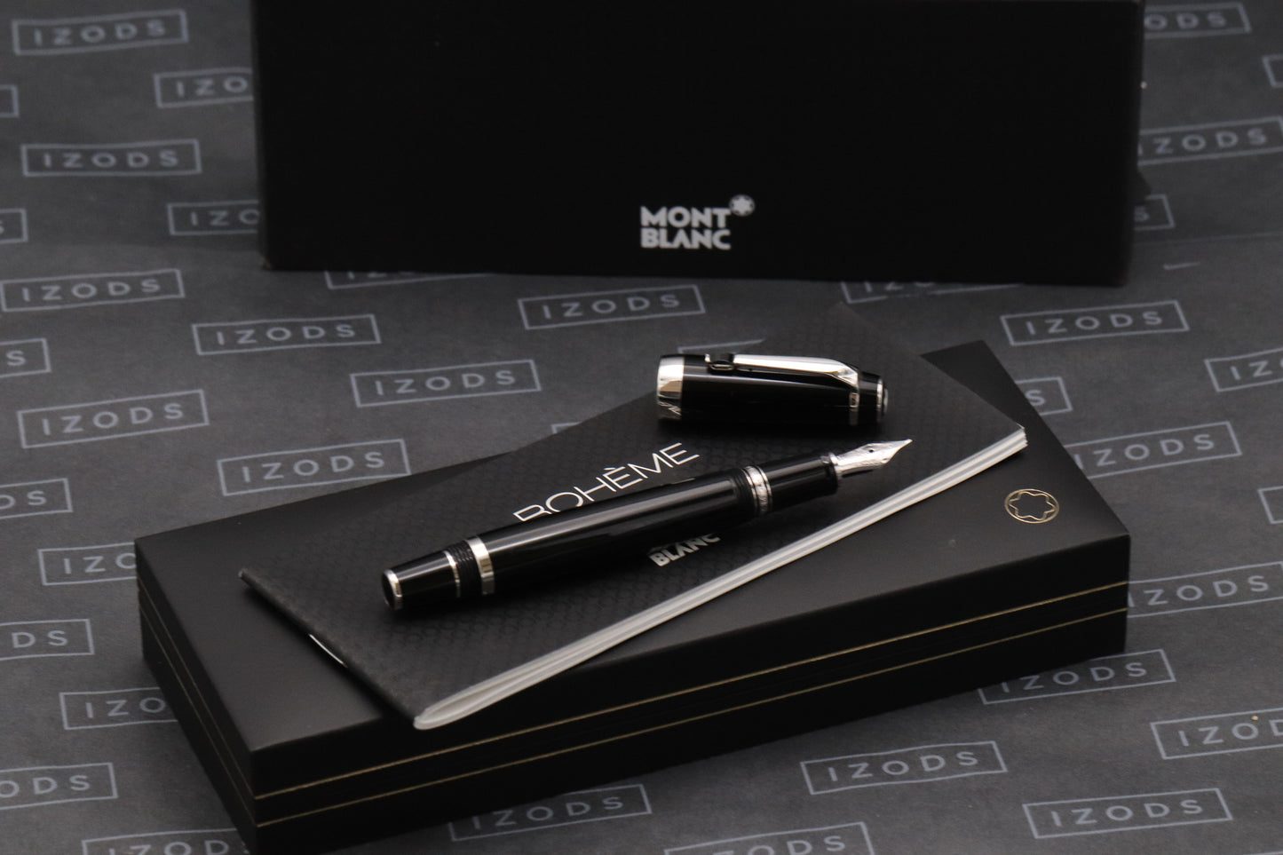 Montblanc Boheme Noir Fixed Nib Fountain Pen