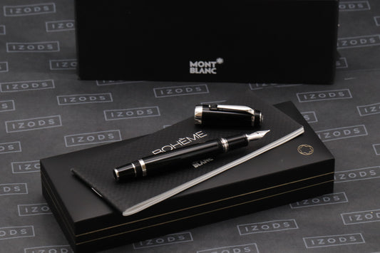 Montblanc Boheme Noir Fixed Nib Fountain Pen