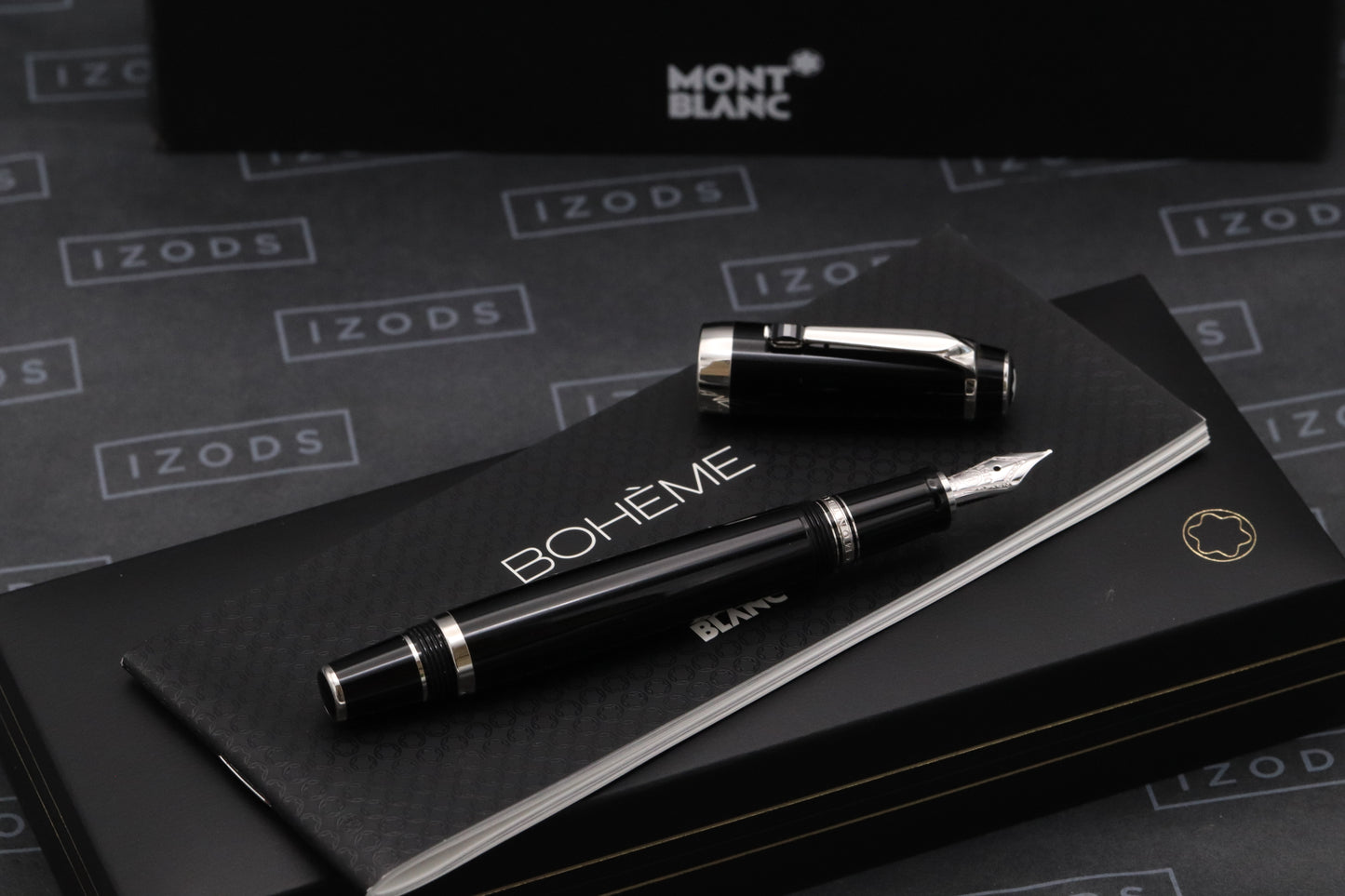 Montblanc Boheme Noir Fixed Nib Fountain Pen