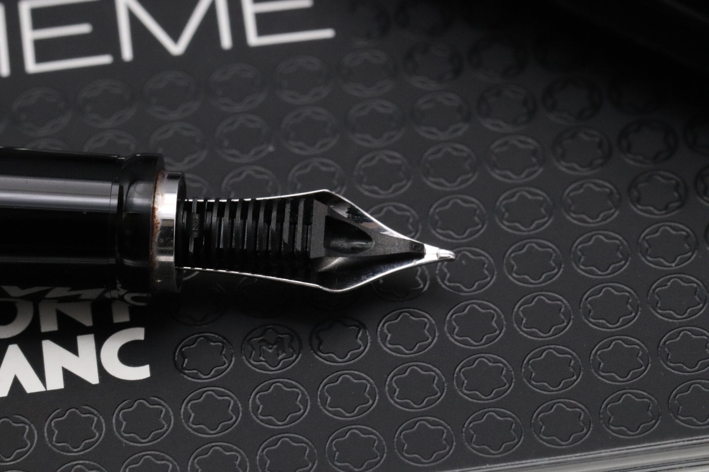 Montblanc Boheme Noir Fixed Nib Fountain Pen