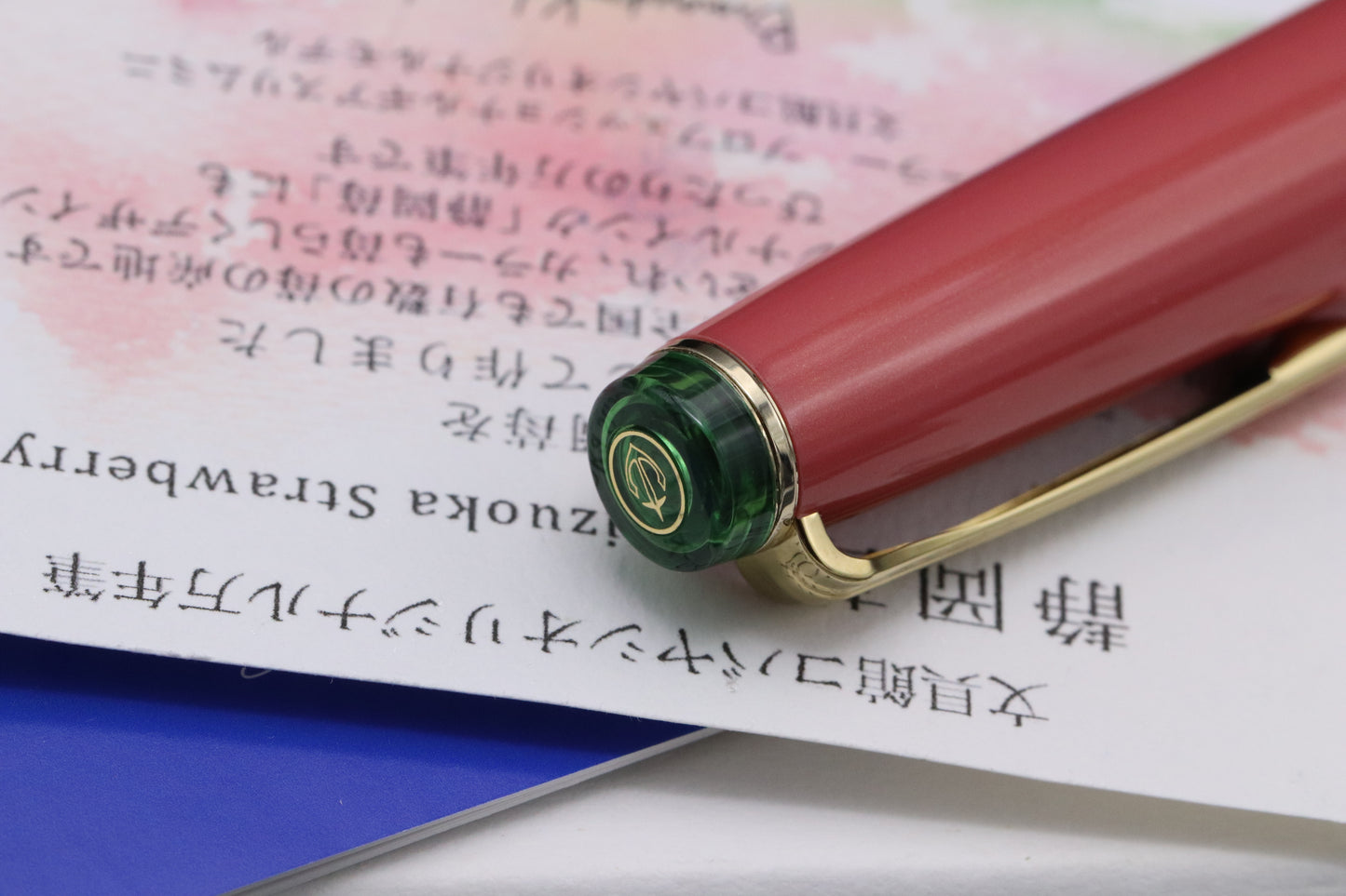 Sailor x Bungukan Kobayashi Mini Shizuoka Strawberry Fountain Pen