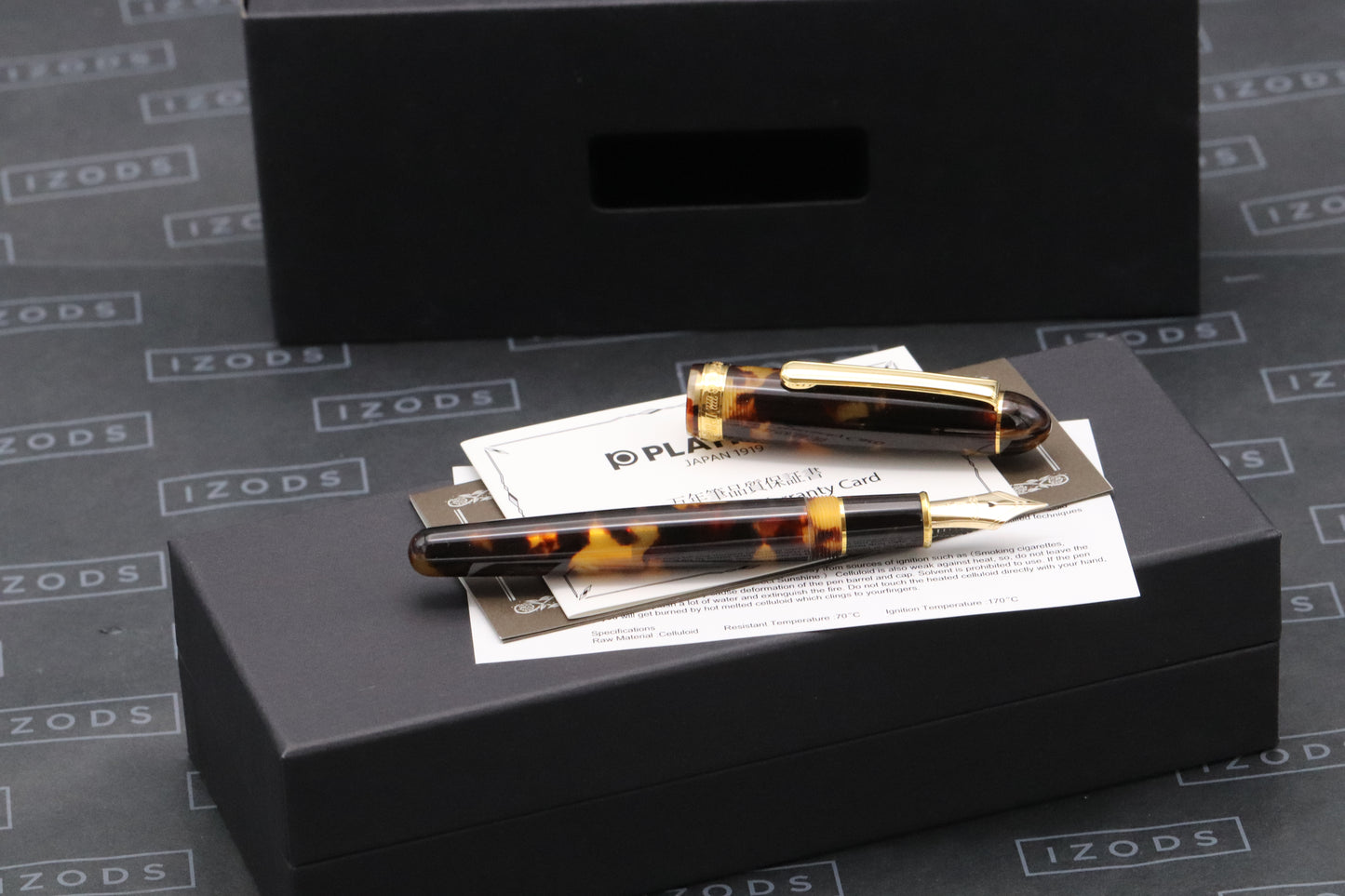 Platinum #3776 Century Tortoiseshell Celluloid Fountain Pen