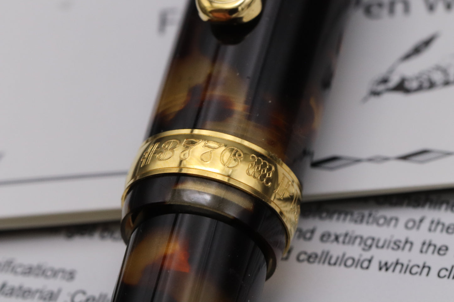 Platinum #3776 Century Tortoiseshell Celluloid Fountain Pen