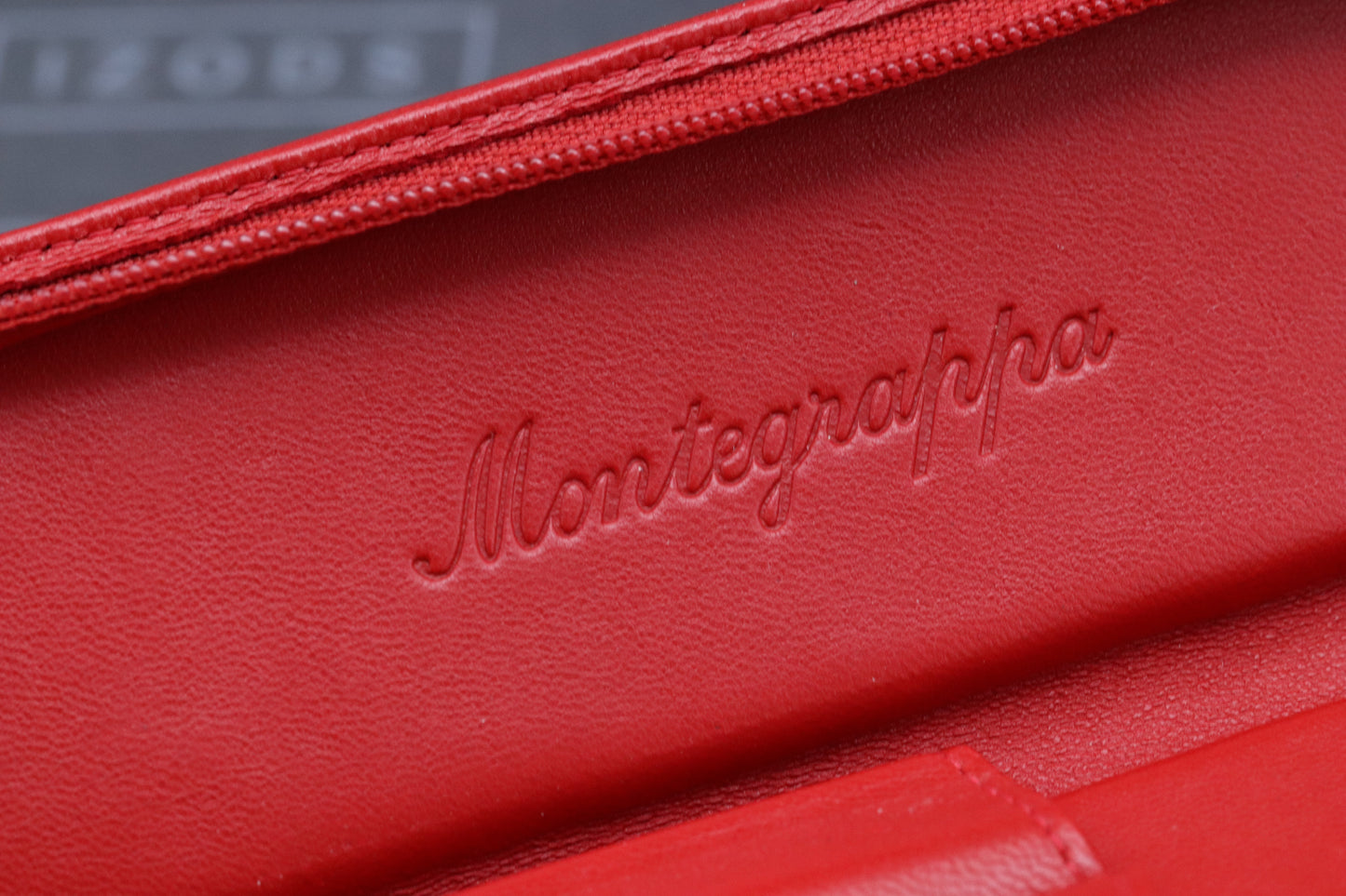 Montegrappa Two Pen Red Leather Pouch - UNUSED