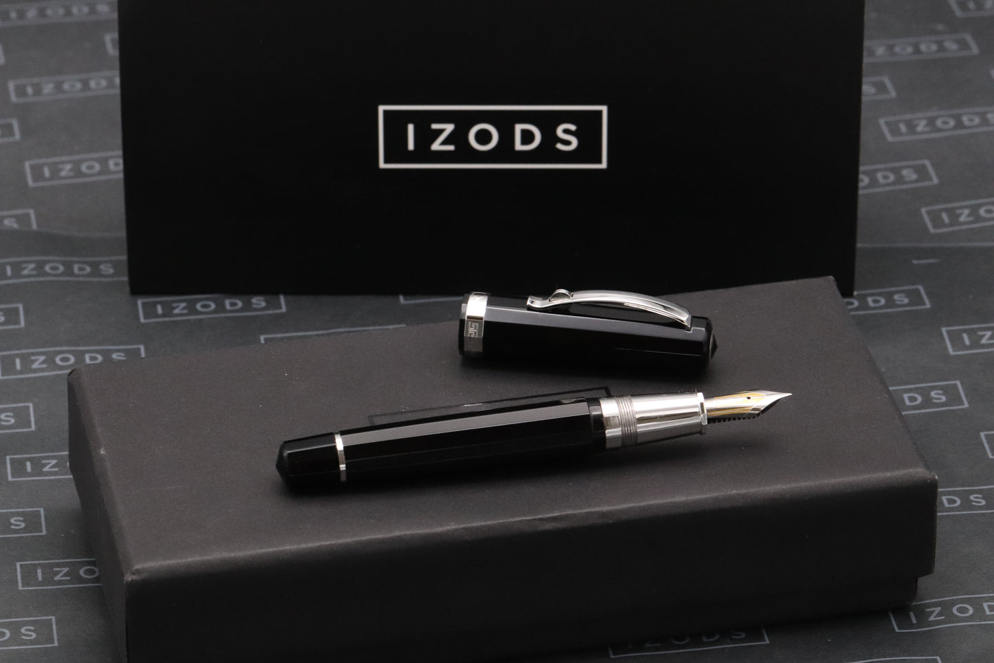 Omas New Style Paragon Black Sterling Silver Fountain Pen