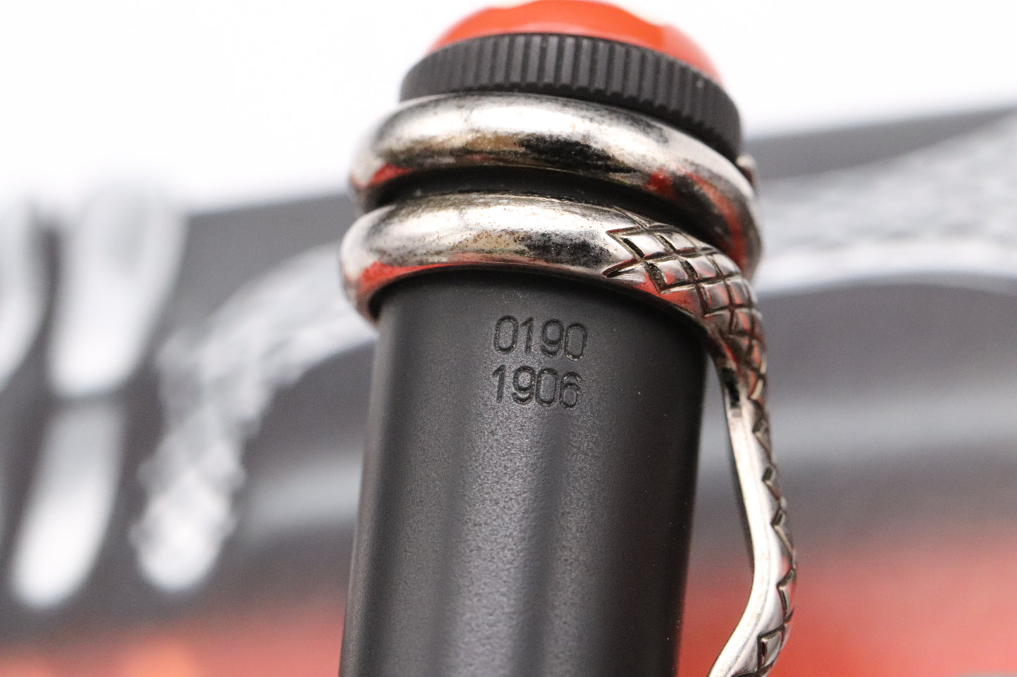 Montblanc Heritage Collection Rouge et Noir Ebonite LE1906 Rollerball Pen