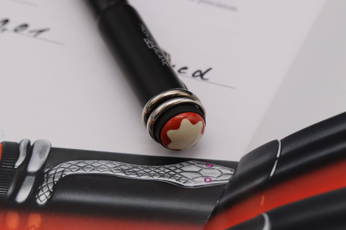 Montblanc Heritage Collection Rouge et Noir Ebonite LE1906 Rollerball Pen