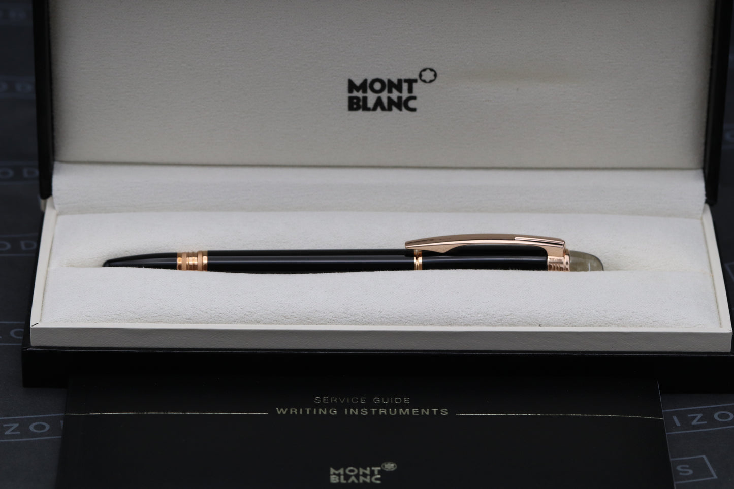 Montblanc Starwalker Red Gold Resin Rollerball / Fineliner Pen - UNUSED