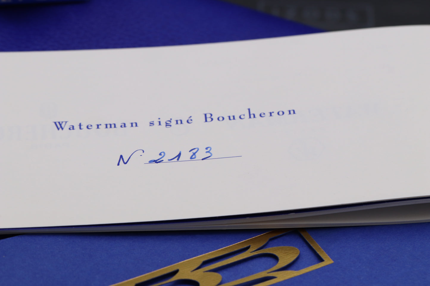 Waterman Edson Boucheron Limited Edition Fountain Pen - UNUSED