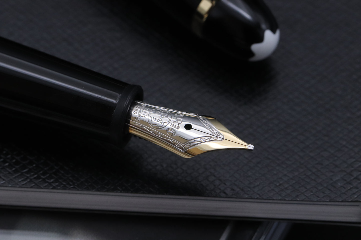 Montblanc Meisterstuck Chopin Classique Gold Coated Fountain Pen - Fine Nib